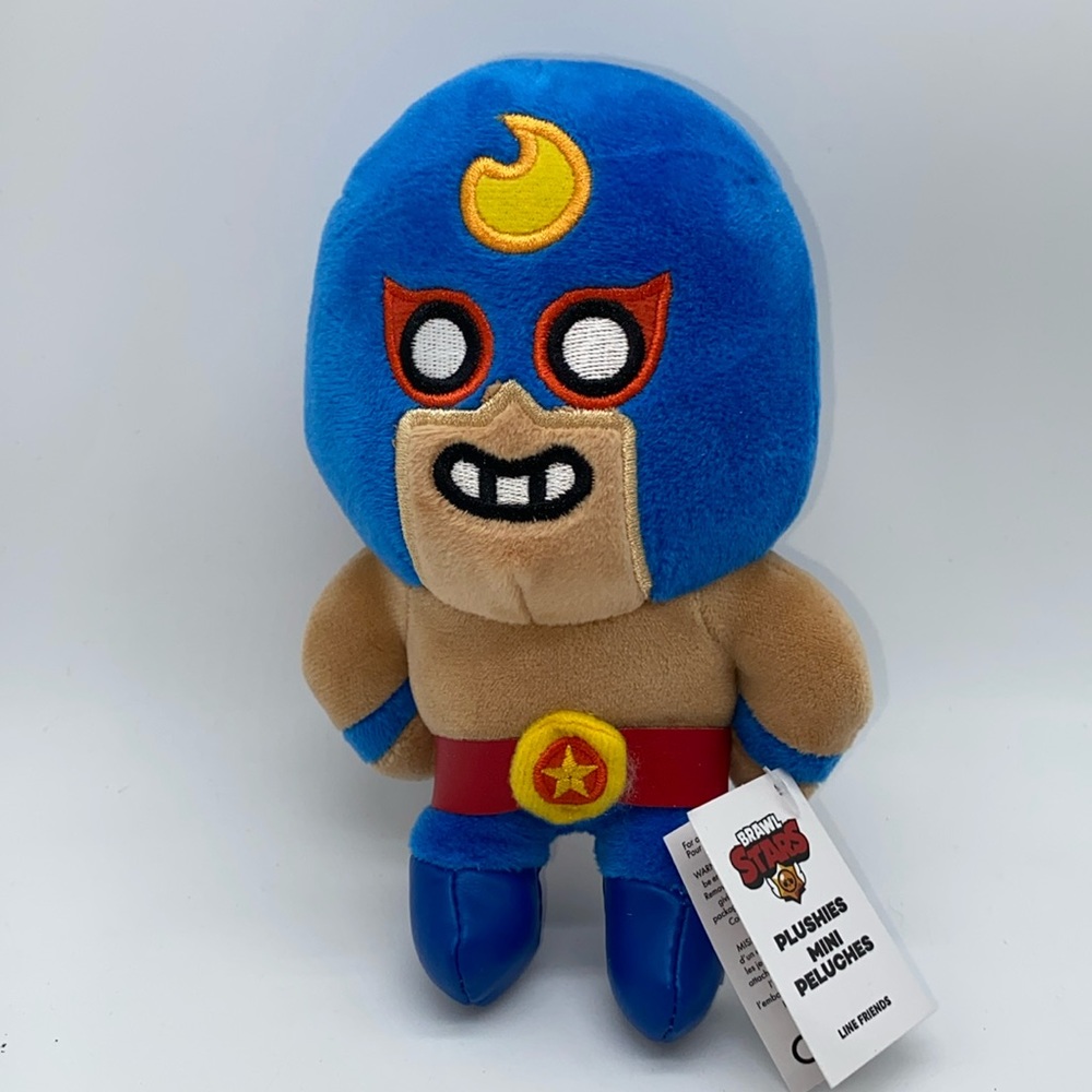 Brawl Stars El Primo The Mexican Wrestler Plush Stuffed Toy 7” with Tag